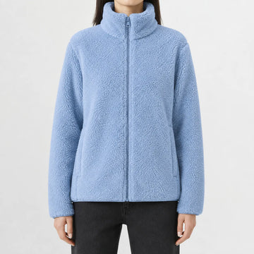 Fleece jas met rits
