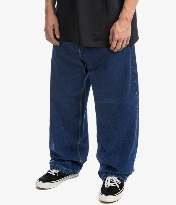 Glen | Big Boy Baggy Jeans in de kleur Donkerblauw voor heren in Streetwear stijl ideaal voor de herfst.