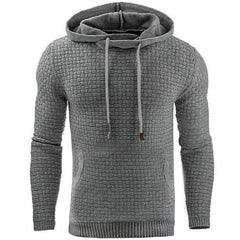 Hoodie met textured pattern