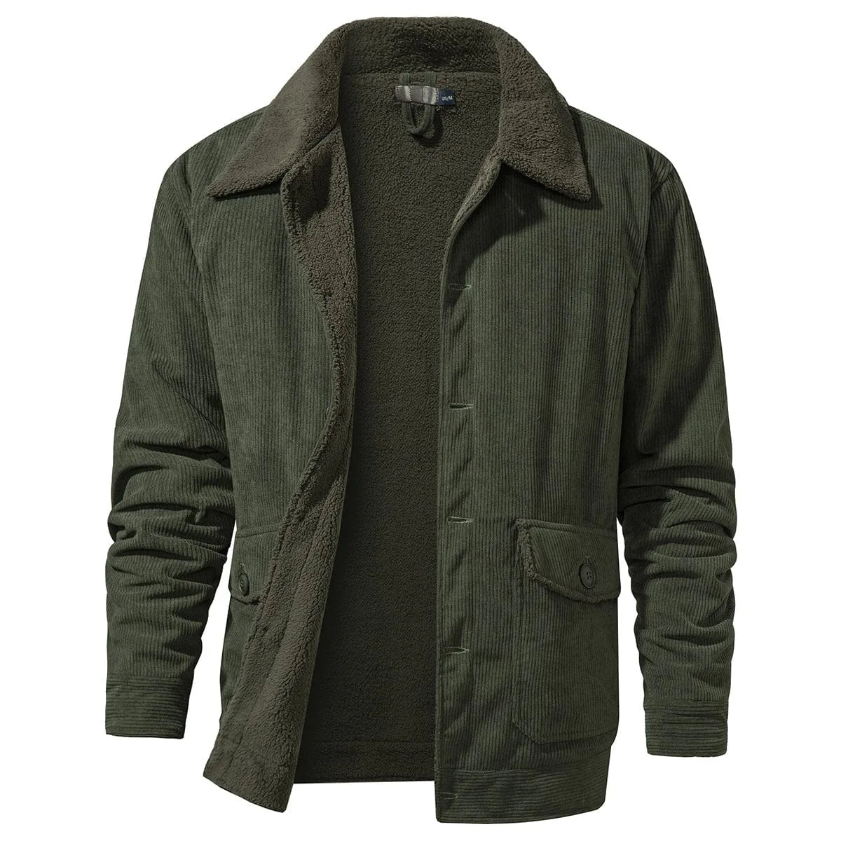 Parka met shearling-kraag