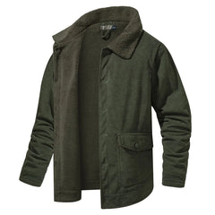 Parka met shearling-kraag