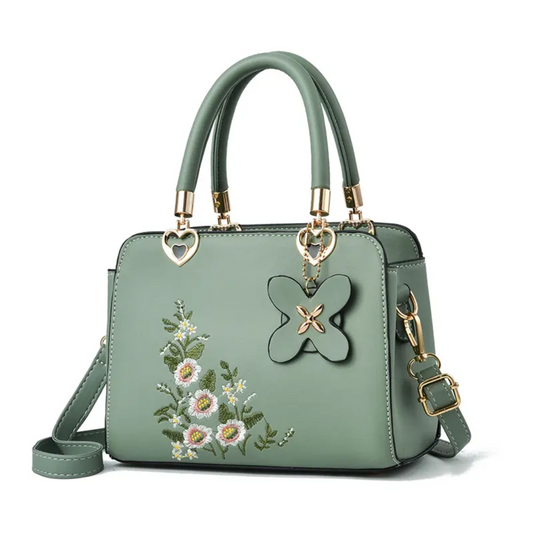 Flora Crossbody Tas | Met prachtig borduursel