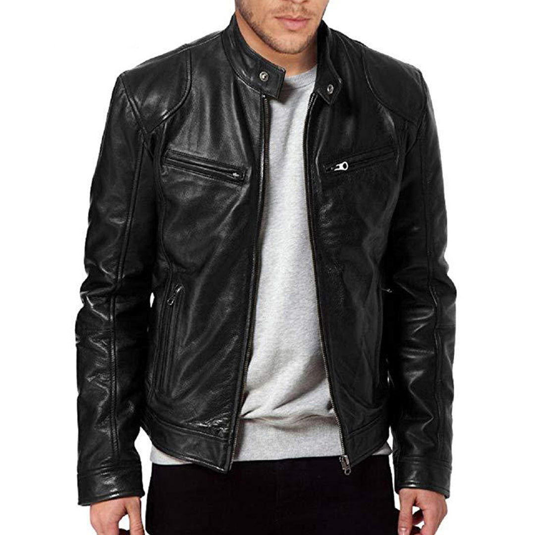 Harrold | Uniek modern jack in de kleur Zwart voor heren in stijl geschikt voor alle seizoenen.