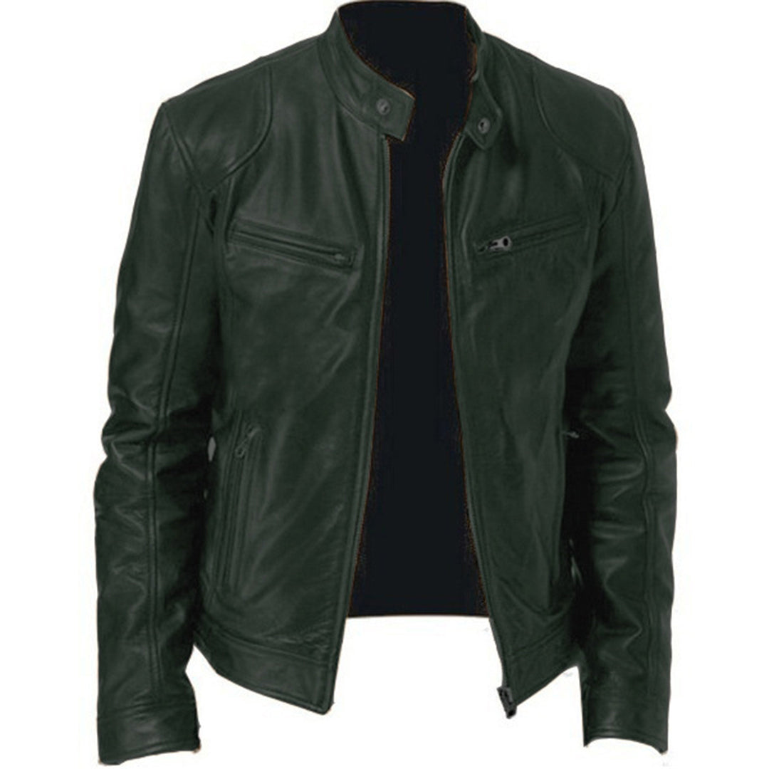 Harrold | Uniek modern jack in de kleur Donkergroen voor heren in stijl geschikt voor alle seizoenen.