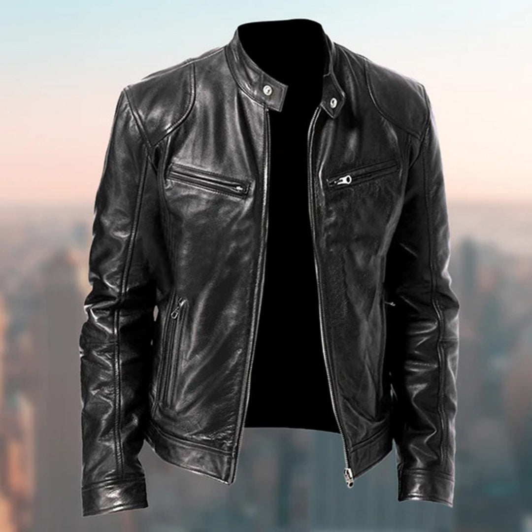 Harrold | Uniek modern jack in de kleur Zwart voor heren in stijl geschikt voor alle seizoenen.