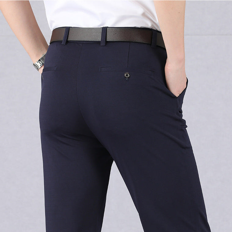Harry | Stretch Comfortbroek in de kleur Blauw voor heren in stijl ideaal voor de winter
