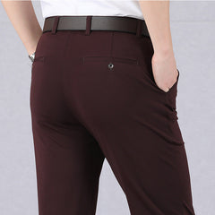 Harry | Stretch Comfortbroek in de kleur Rood voor heren in stijl ideaal voor de winter