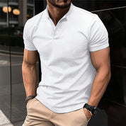 Hartwin | Klassiek poloshirt in de kleur Wit voor heren in Heritage stijl geschikt voor alle seizoenen.