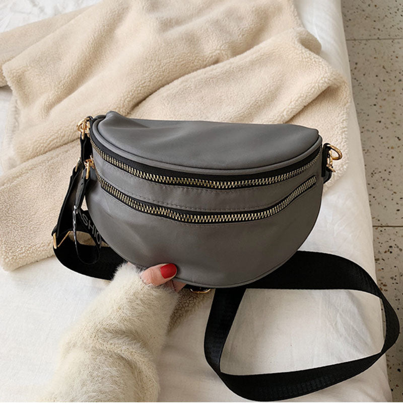 Heidi Handige Schoudertas | De perfecte schoudertas voor op reis in de kleur Grijs voor dames in stijl geschikt voor alle seizoenen.