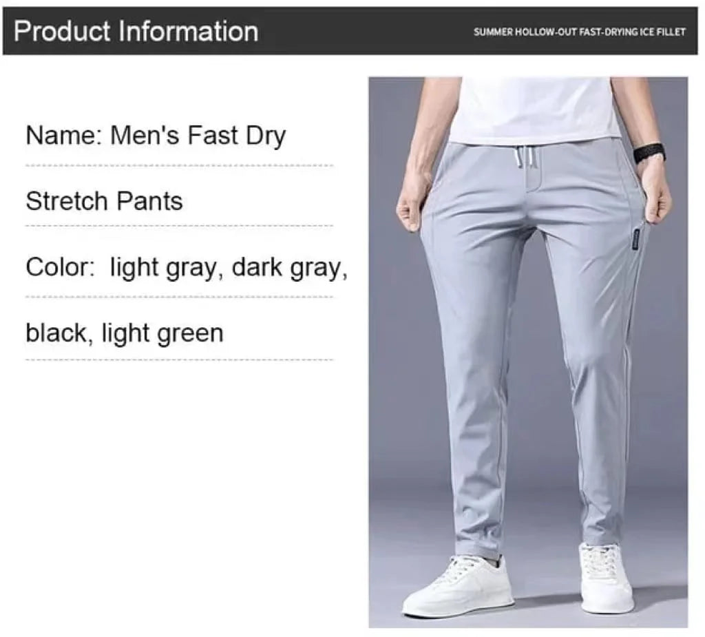 Heren Stretch broek in de kleur Donkergrijs voor heren in stijl ideaal voor de herfst.