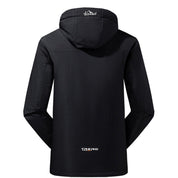 Herfst Parka met afneembare capuchon in de kleur Zwart voor heren in Outdoor stijl ideaal voor de herfst.
