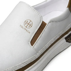 Slip-on loafers met chunky sole