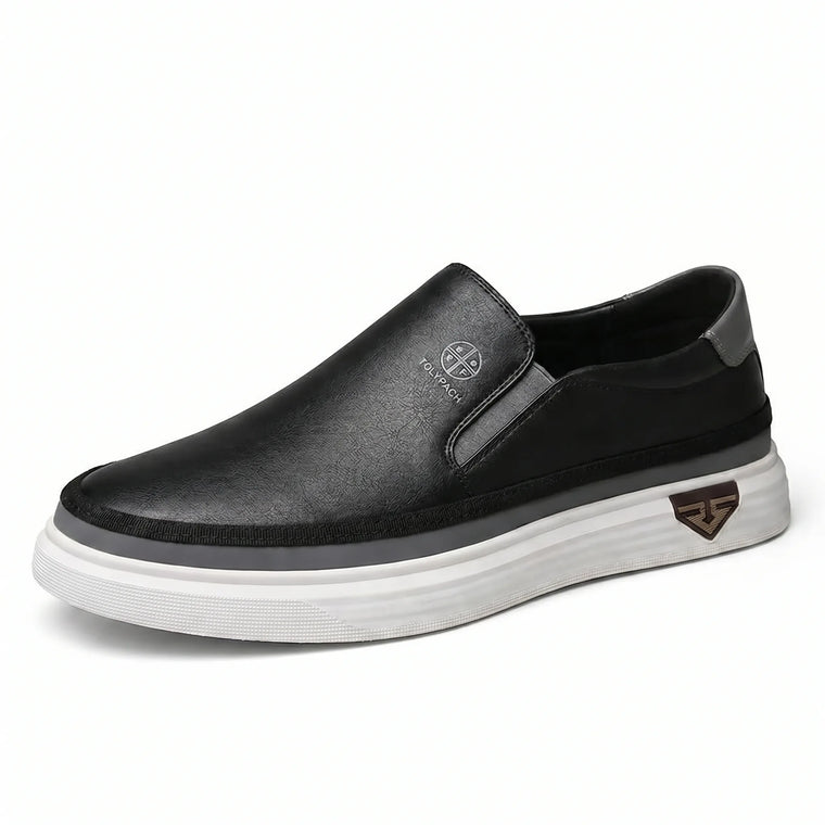 Slip-on loafers met chunky sole