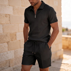 Polo en shorts set