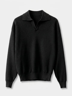 Slim fit pullover met V-neck