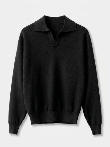 Slim fit pullover met V-neck