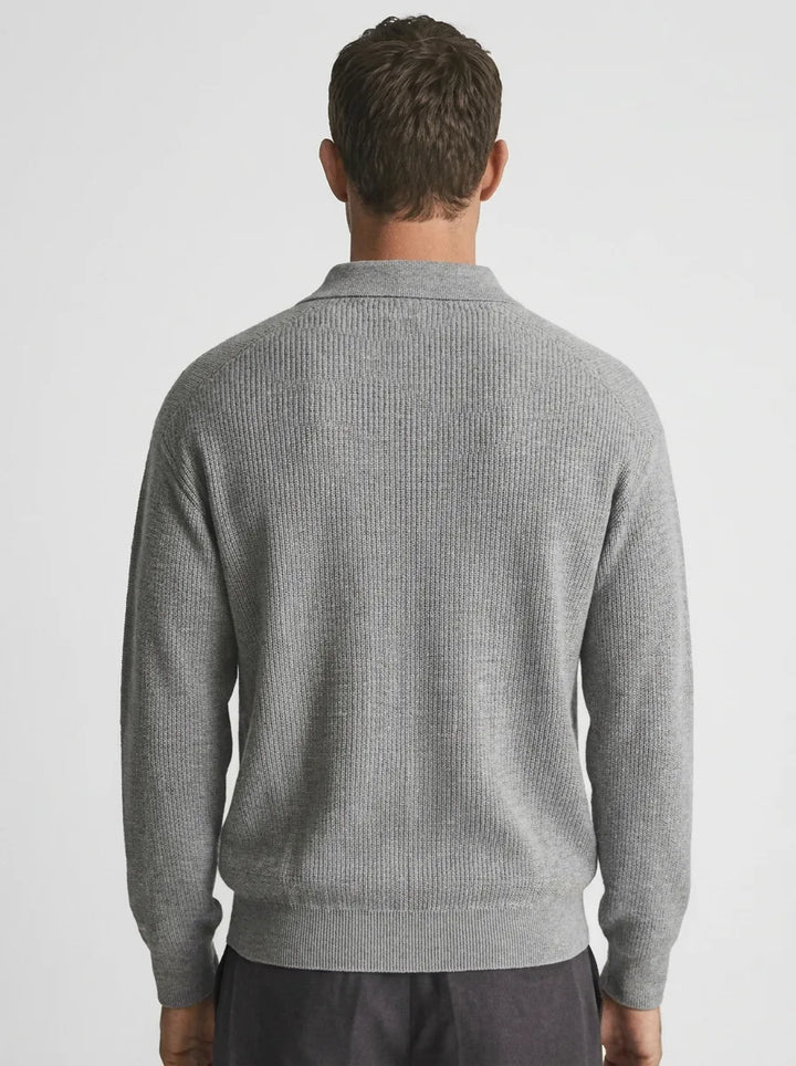 Slim fit pullover met V-neck