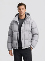 Puffer jacket met capuchon