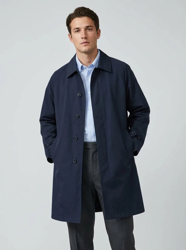 Trenchcoat met lange mouwen