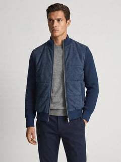 Bomberjack met patchwork design