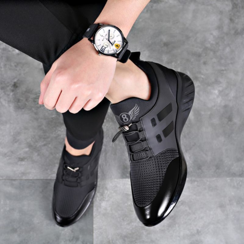 High Top Sole Sneaker in de kleur Zwart voor heren in stijl geschikt voor alle seizoenen.