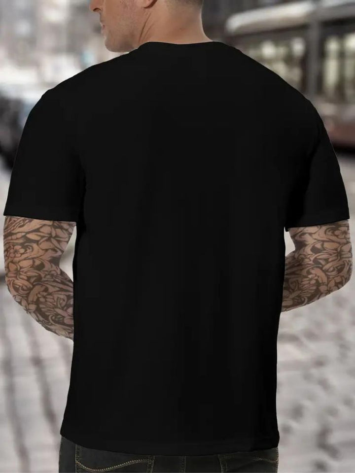 Hoge Hals T-Shirt in de kleur Wit voor heren in stijl ideaal voor de lente.