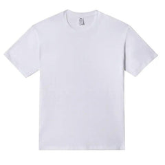 Hoge Hals T-Shirt in de kleur Wit voor heren in stijl ideaal voor de lente.