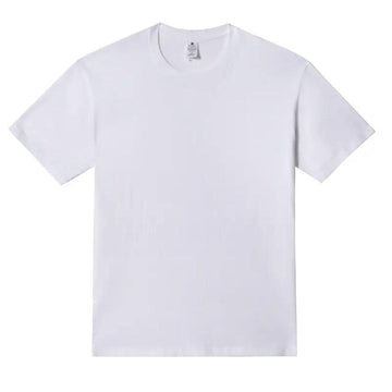 Hoge Hals T-Shirt in de kleur Wit voor heren in stijl ideaal voor de lente.