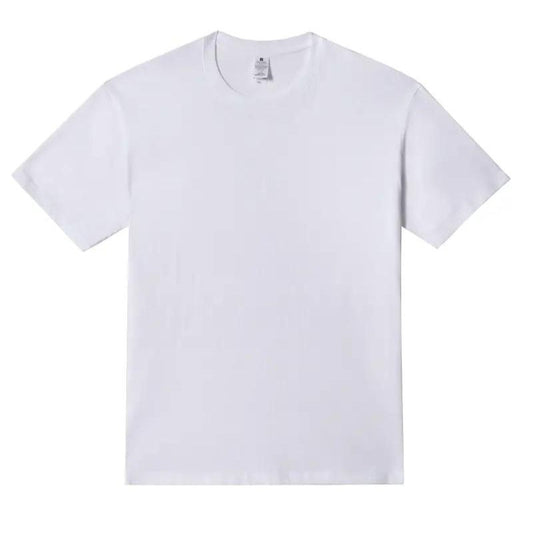 Hoge Hals T-Shirt in de kleur Wit voor heren in stijl ideaal voor de lente.