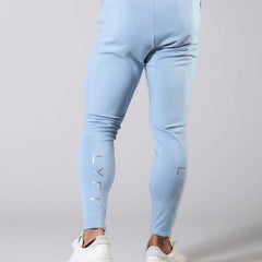 Hugo | Stijlvolle & Flexibele Joggers in de kleur Hemelsblauw voor heren in Lounge stijl ideaal voor de herfst.