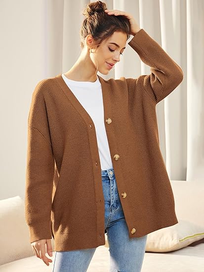 Ilse Jacobsen | Lichte cardigan met V-hals en knoopjes in de kleur Marineblauw voor dames in stijl ideaal voor de winter