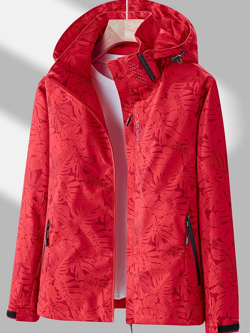 Ilse Jakobs | Water- en winddichte damesjas in de kleur Rood voor dames in Outdoor stijl ideaal voor de herfst.
