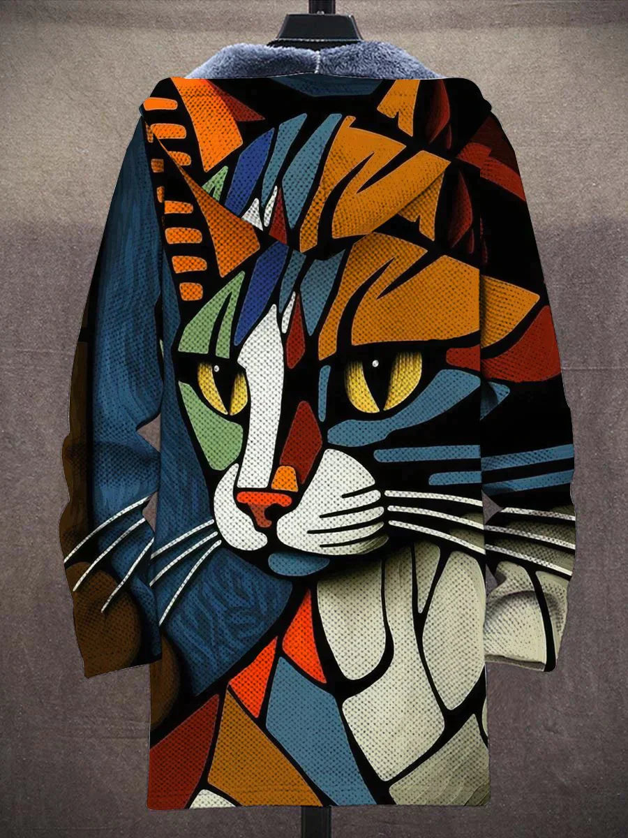 Ivaan | Heren T-Shirt in Katten Stijl in de kleur Blauw voor heren in Streetwear stijl ideaal voor de winter