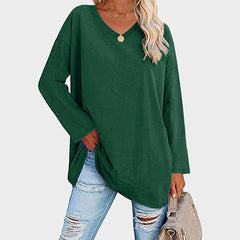 Izra | Stijlvol Damesblouse in de kleur Groen voor dames in stijl geschikt voor alle seizoenen.