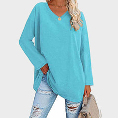 Izra | Stijlvol Damesblouse in de kleur Lichtblauw voor dames in stijl geschikt voor alle seizoenen.