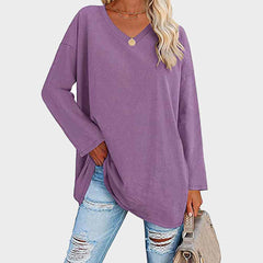 Izra | Stijlvol Damesblouse in de kleur Lila voor dames in stijl geschikt voor alle seizoenen.