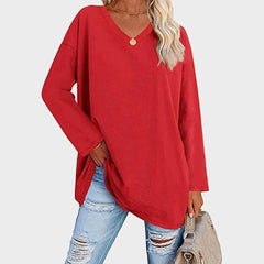 Izra | Stijlvol Damesblouse in de kleur Rood voor dames in stijl geschikt voor alle seizoenen.
