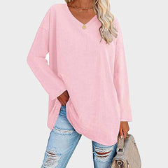 Izra | Stijlvol Damesblouse in de kleur Roze voor dames in stijl geschikt voor alle seizoenen.