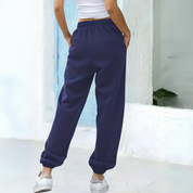 Jacintha | Stijlvolle broek met elegance in de kleur Lichtgrijs voor dames in stijl ideaal voor de herfst.