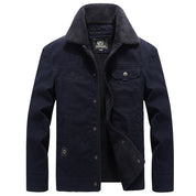 Jacket met kraag (3 Designs) in de kleur Groen voor heren in stijl ideaal voor de winter