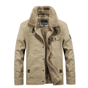 Jacket met kraag (3 Designs) in de kleur Groen voor heren in stijl ideaal voor de winter