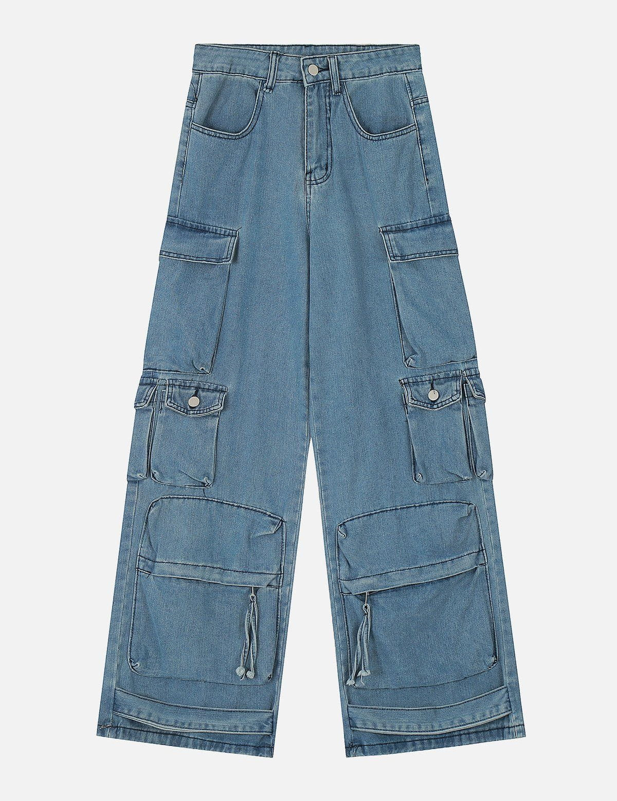 Jacky | Multizak Rechte Jeans in de kleur Blauw voor dames in stijl ideaal voor de herfst.