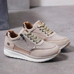 Jade | Ademende Comfortabele Rits Sneakers voor Dames