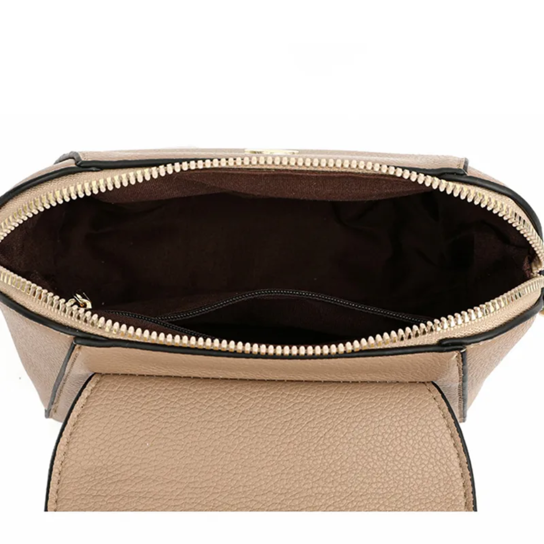 Jade Crossbody Tas | Compact & Stijlvol in de kleur Khaki voor dames in stijl geschikt voor alle seizoenen.