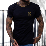 Stijlvolle heren T-shirt met opvallend logo design, gemaakt van hoogwaardige materialen voor ultiem comfort en kwaliteit. De prachtige pasvorm voegt een trendy uitstraling toe aan je dagelijkse outfits.