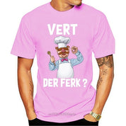 James | Zweedse kok Muppets T-shirt in de kleur Roze voor heren in stijl geschikt voor alle seizoenen.