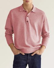 Jantje | Herenoverhemd met lange mouwen en knoopsluiting in de kleur Roze voor heren in stijl ideaal voor de herfst.