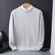 Jasper | Kasjmier pullover voor heren in de kleur Grijs voor heren in Heritage stijl ideaal voor de herfst.