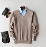 Jasper | Stijlvolle herentrui van kasjmier in de kleur Zwart voor heren in Heritage stijl ideaal voor de herfst.
