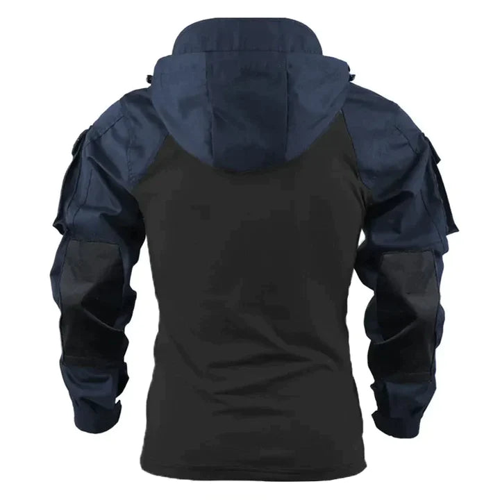 Jasper | Tactische herenpullover met capuchon in de kleur Donkergroen voor heren in Outdoor stijl ideaal voor de herfst.